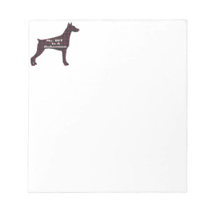 Bloc-note Doberman Pinscher BFF