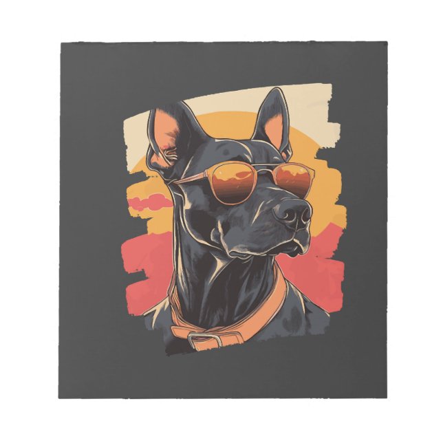 Bloc-note Dobermann (Devant)