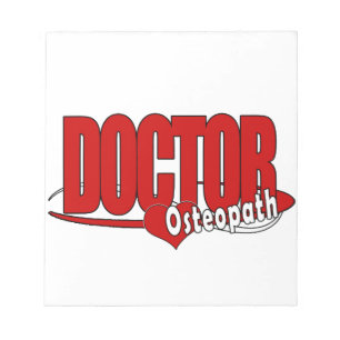 BLOC-NOTE DOCTEUR OSTEOPATH DE LOGO