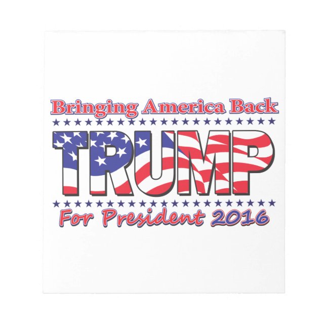 Bloc-note Donald Trump (Devant)