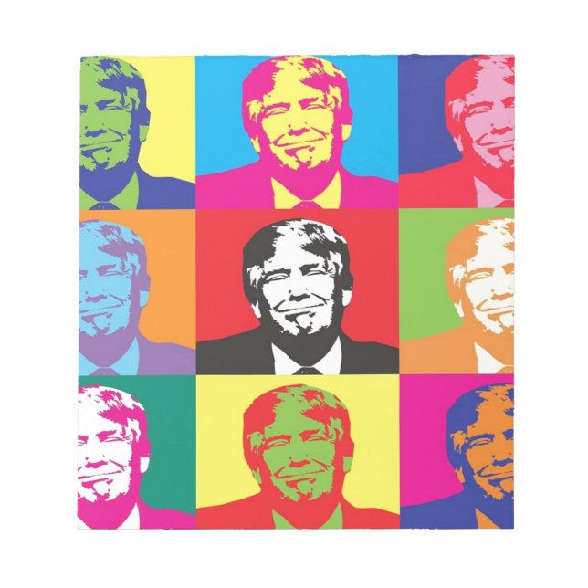 Bloc-note Donald Trump Pop Art (Devant)