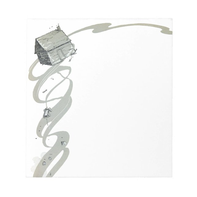 Bloc-note Dorothy's House - Le cyclone (Devant)