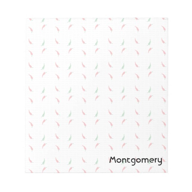 Bloc-note Dotted Chile Pepper Pattern (Devant)