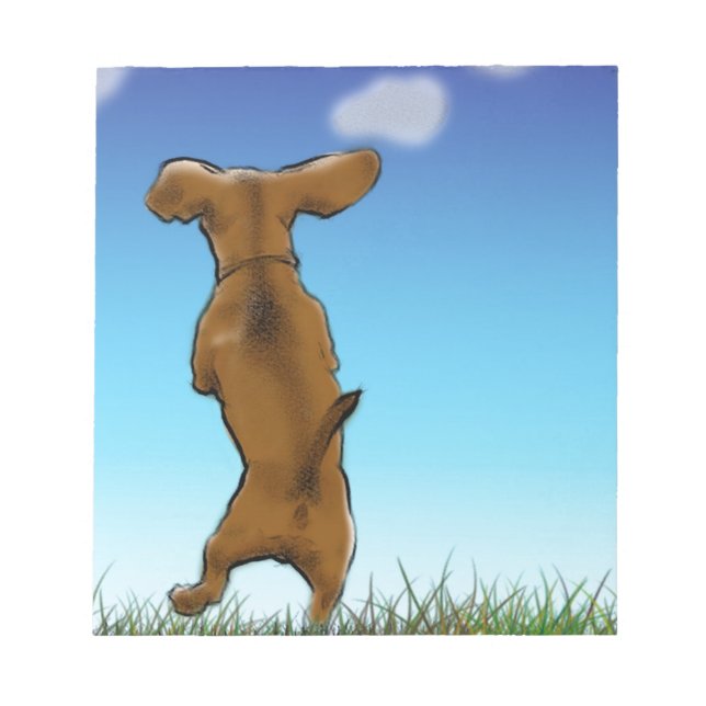 Bloc-note doxie_sautant_couleur (Devant)