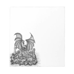 Bloc-note Dragon avec Zombie