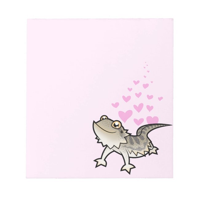 Bloc-note Dragon barbu / Dragon de Rankin Amour (Devant)