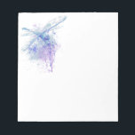 Bloc-note Dragonfly originale aquarelle dans Blue Mauve Natu<br><div class="desc">Dragonfly originale aquarelle dans Blue Mauve Nature Art pour ceux qui aiment les libellules</div>