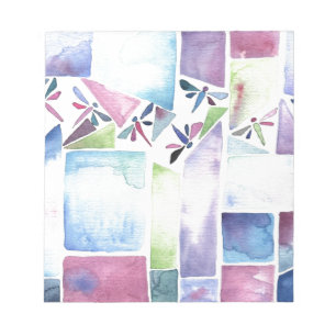 Bloc-note Dragonfly Watercolor Pastel