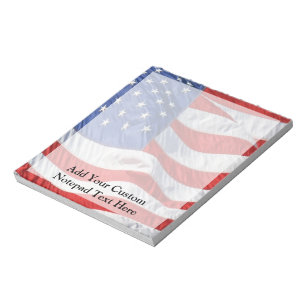 Bloc-note Drapeau américain, évent