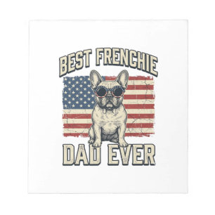 Bloc-note Drapeau américain Papa Frenchie Vintage