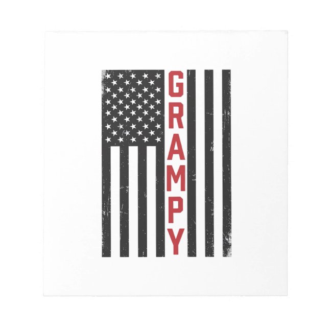 Bloc-note Drapeau américain vintage patriotique de conceptio (Devant)