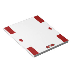 Bloc-note Drapeau canadien