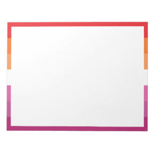Bloc-note Drapeau de fierté lesbienne WLW