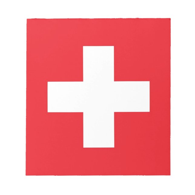 Bloc-note Drapeau de la Suisse (Devant)