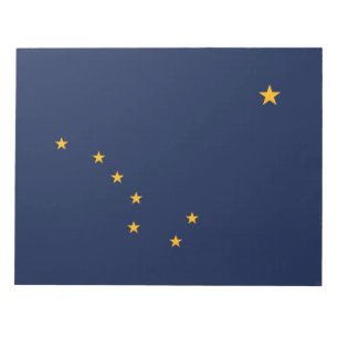 Bloc-note Drapeau de l'Alaska