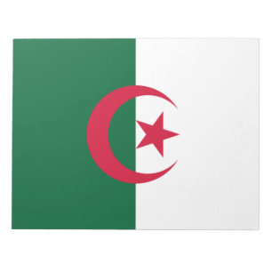 Bloc-note Drapeau de l'Algérie