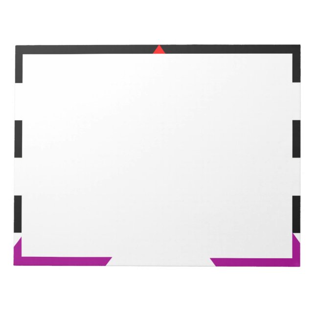 Bloc-note Drapeau de l'allié LGBTQ+ (Devant)