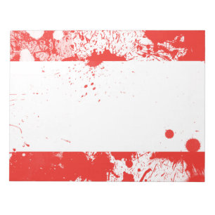 Bloc-note Drapeau de l'Autriche