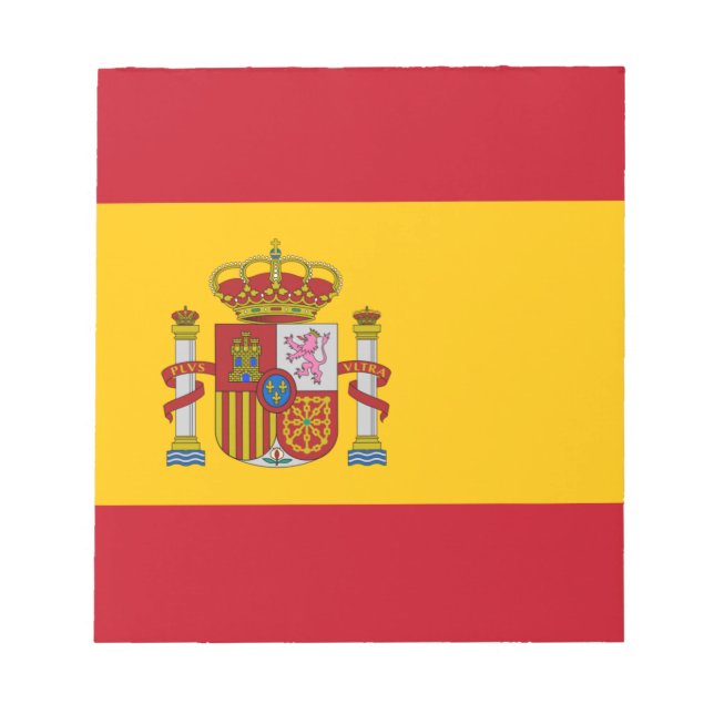 Bloc-note Drapeau de l'Espagne (Devant)