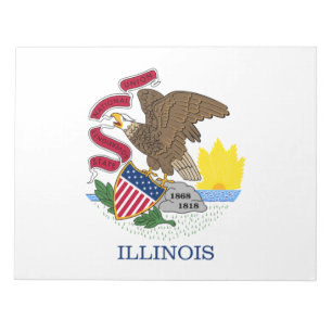 Bloc-note Drapeau de l'Illinois