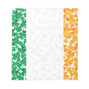 Bloc-note Drapeau de l'Irlande Shamrock
