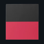 Bloc-note Drapeau de Nimègue<br><div class="desc">Drapeau de Nimègue,  La Pays-Bas Le drapeau est constitué de deux bandes horizontales de largeur égale,  la supérieure noire et la inférieure rouge</div>