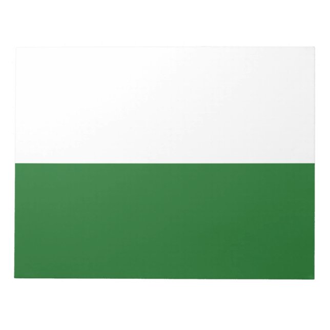 Bloc-note Drapeau de Saxe (État allemand) (Devant)