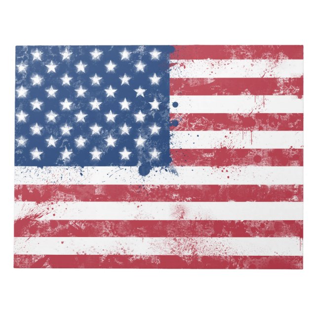 Bloc-note Drapeau des États-Unis (Devant)