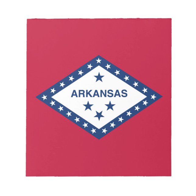 Bloc-note Drapeau d'État de l'Arkansas (Devant)