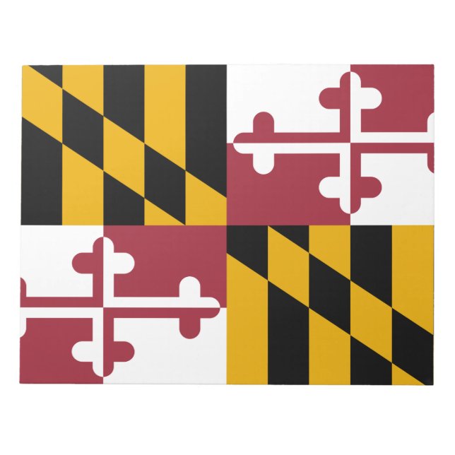 Bloc-note Drapeau d'État du Maryland (Devant)