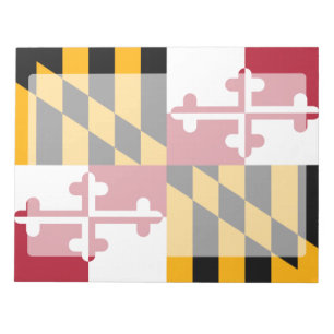 Bloc-note Drapeau d'état dynamique du Maryland