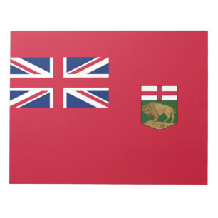 Bloc-note Drapeau du Manitoba