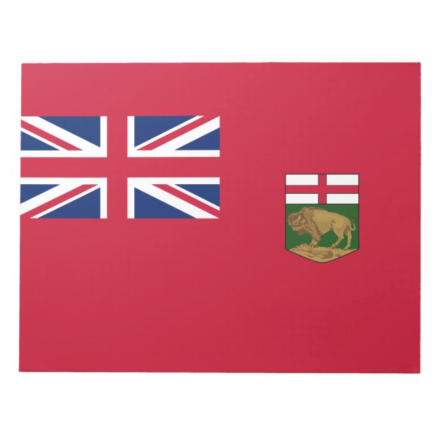 Bloc-note Drapeau du Manitoba (Devant)
