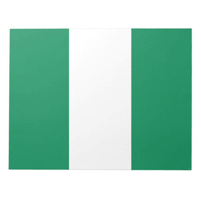 Bloc-note Drapeau du Nigeria (Devant)