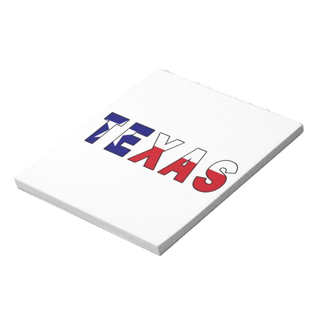 Bloc-note Drapeau du Texas (Tourné)