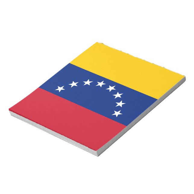 Bloc-note Drapeau du Venezuela (Tourné)