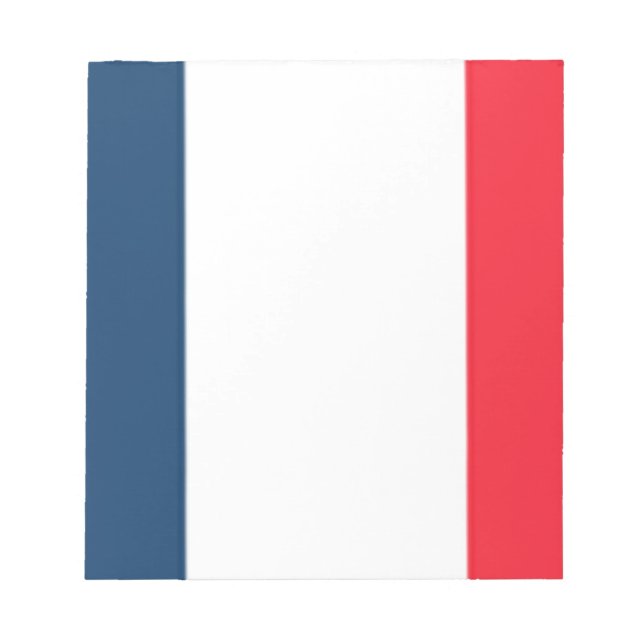 Bloc-note Drapeau français (Devant)