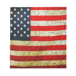 Bloc-note Drapeau Grunge America