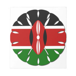 Bloc-note Drapeau Jambo Kenyan