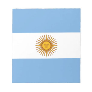 Bloc-note Drapeau Patriotique Argentin