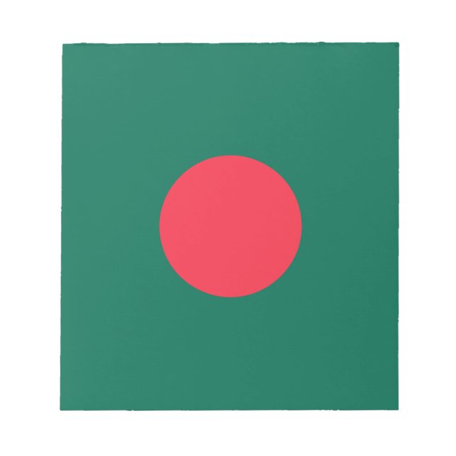Bloc-note Drapeau patriotique du Bangladesh (Devant)