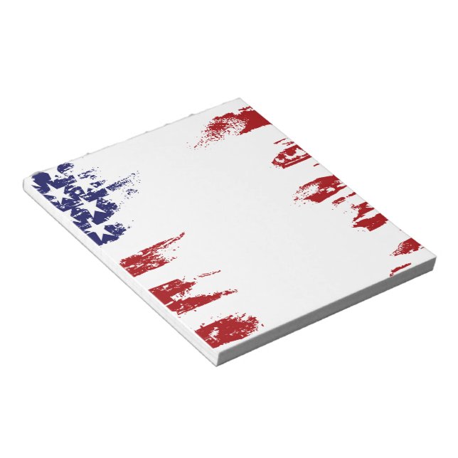 Bloc-note Drapeau peint (Incliné)