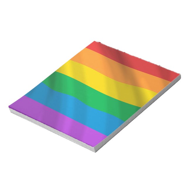 Bloc-note Drapeau Rainbow LGBT (Tourné)