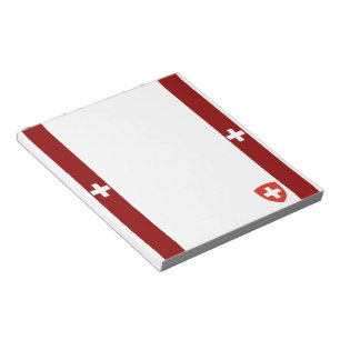 Bloc-note Drapeau suisse et armoiries