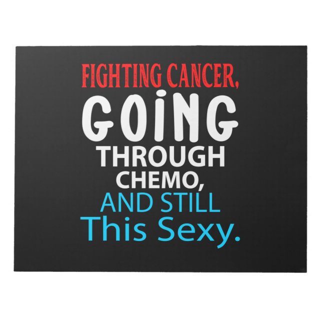 Bloc-note Drôle Cancer Fighter Citation Inspirationnelle Che (Devant)
