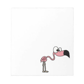 Bloc-note Drôle Flamant rose rose