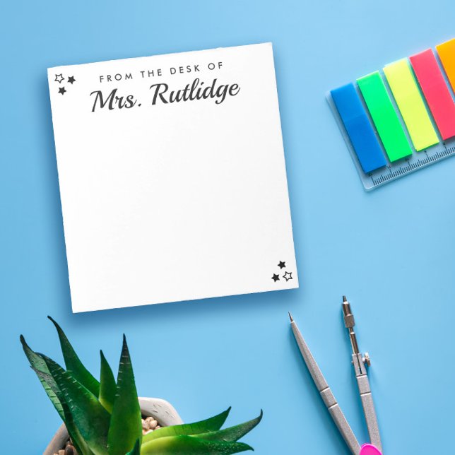 Bloc-note Du bureau de - Little Black Stars (Créateur téléchargé)