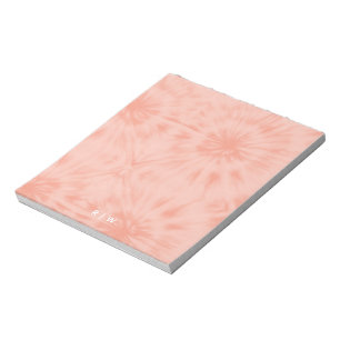 Bloc-note Dye   Coral Pink Modern Pastel