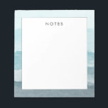 Bloc-note Eau bleu mer Abstraite<br><div class="desc">Un magnifique paysage marin d'aquarelle abstraite. Palette bleue évoquant la plage et l'océan.</div>