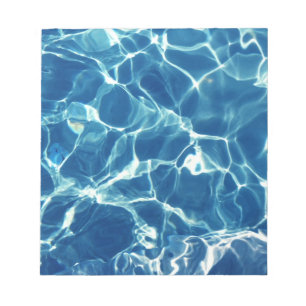 Bloc-note Eau bleue étincelante